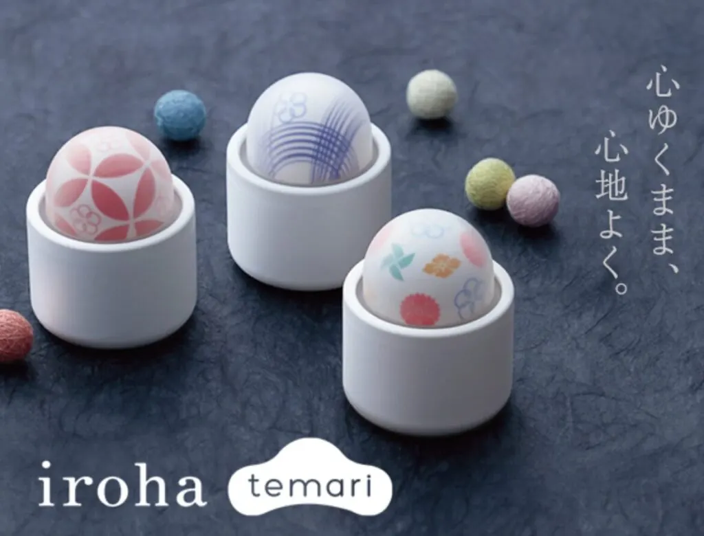アダルトグッズレビュー画像: 【最強レビュー💖】iroha temari(テマリ)🌸|静音×重振動の和モダン電マが美しすぎる✨