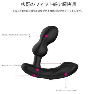 Lovense Edge 2 化粧箱と同梱付属品一式